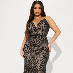 Beautiful evening gown.